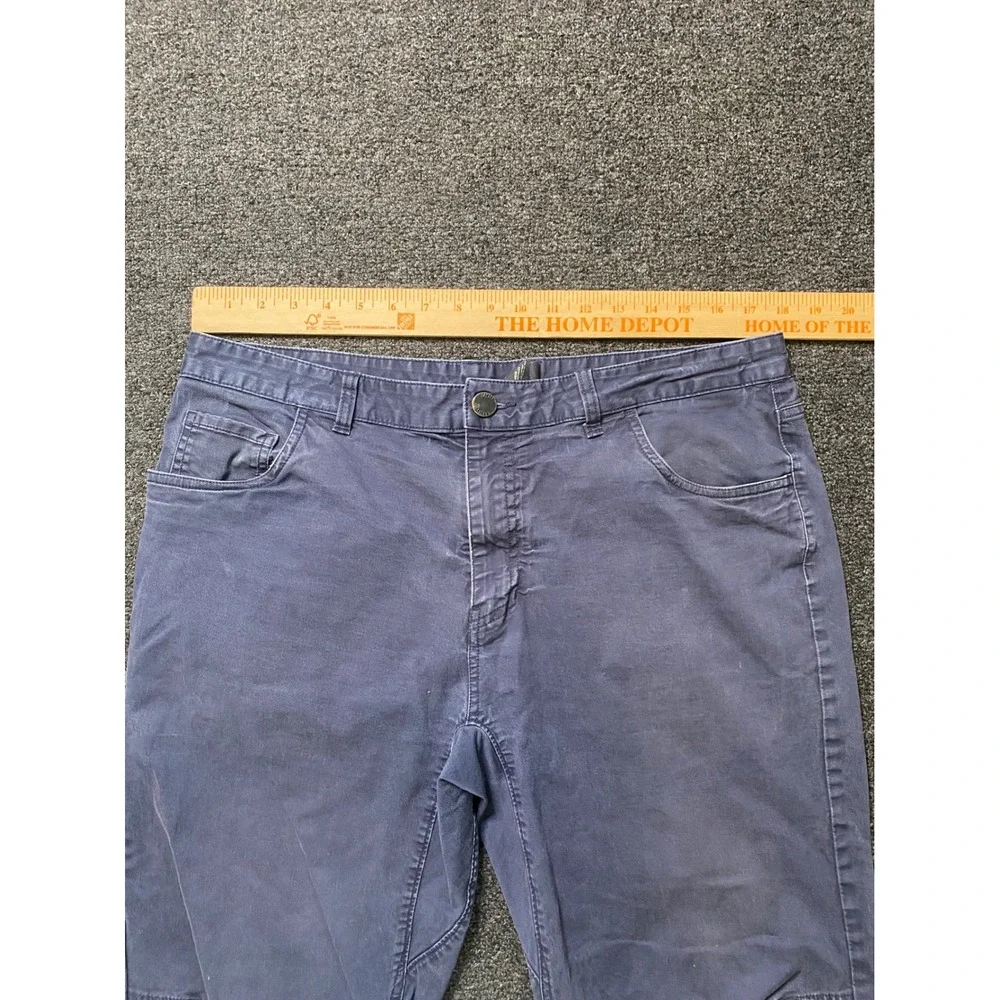 Mountain Hardwear Hiking Pants Blue Mens 36x32 Articulated Knee Stretch Outdoors